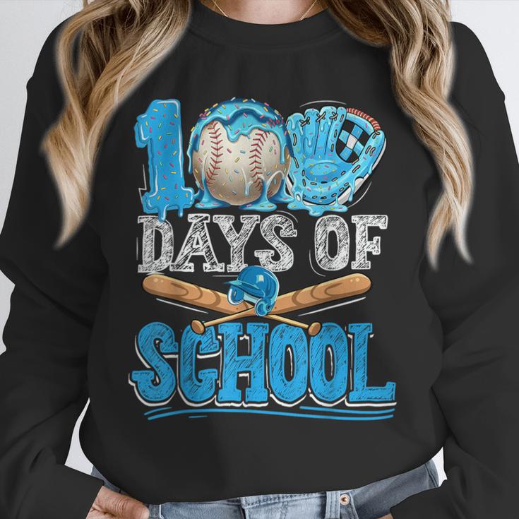 100 Days Of School Baseball Ice Cream Drip Student Kids Boys Unisex Sweatshirt 100 Days Of School Baseball Ice Cream Drip Student Kids Boys Unisex Sweatshirt