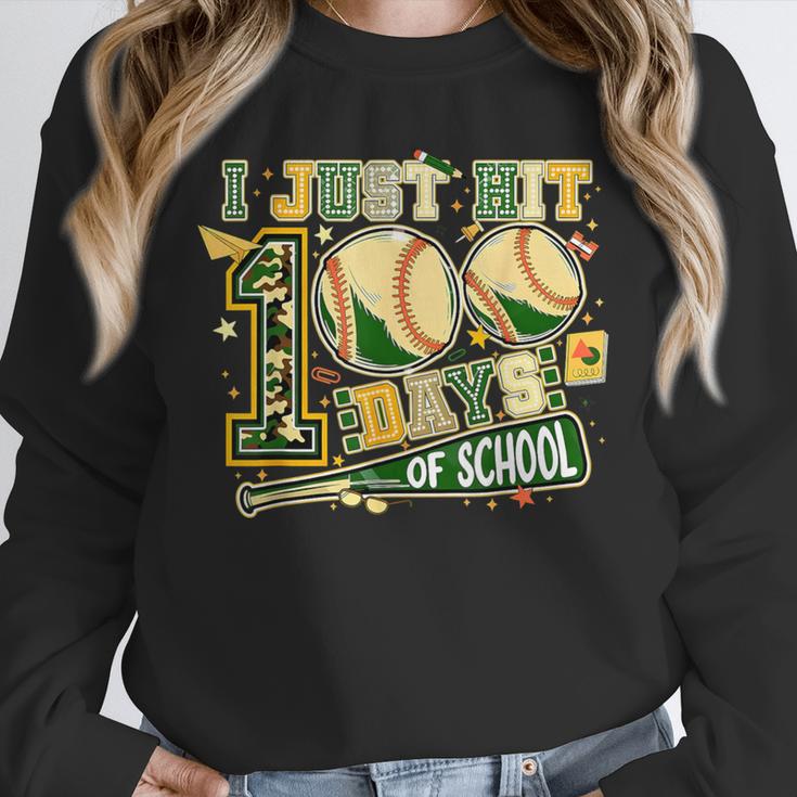100 Days Of School Baseball I Just Hit 100 Days Boy COUNSELO Unisex Sweatshirt 100 Days Of School Baseball I Just Hit 100 Days Boy COUNSELO Unisex Sweatshirt