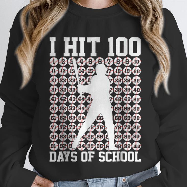 100 Days Of School Boys Kids 100th Day Balls For Baseball Unisex Sweatshirt