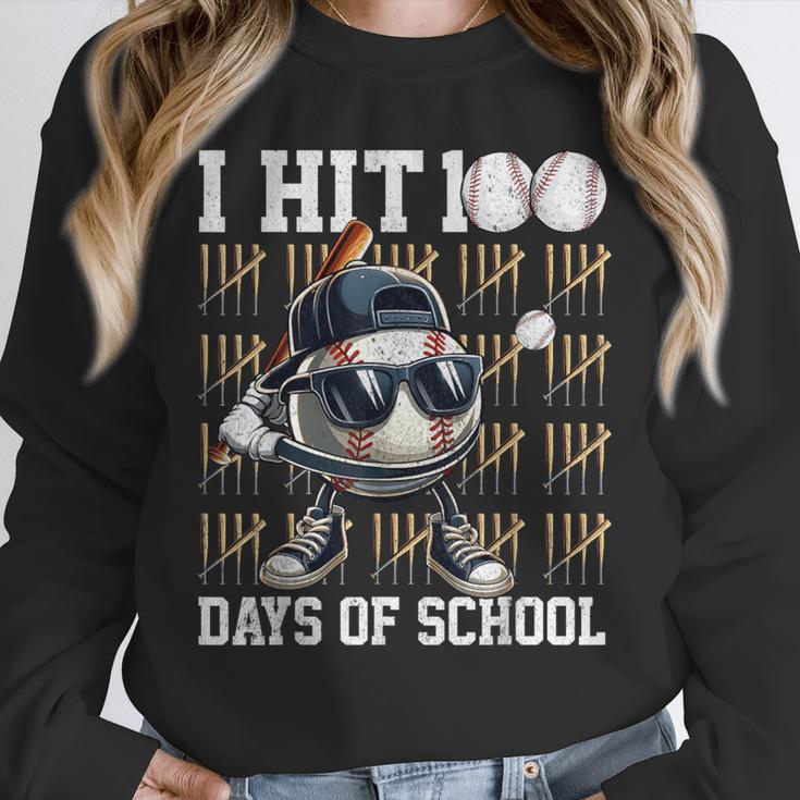 100 Days Of School Boys Kids 100th Day Balls Baseball Kids Unisex Sweatshirt 100 Days Of School Boys Kids 100th Day Balls Baseball Kids Unisex Sweatshirt