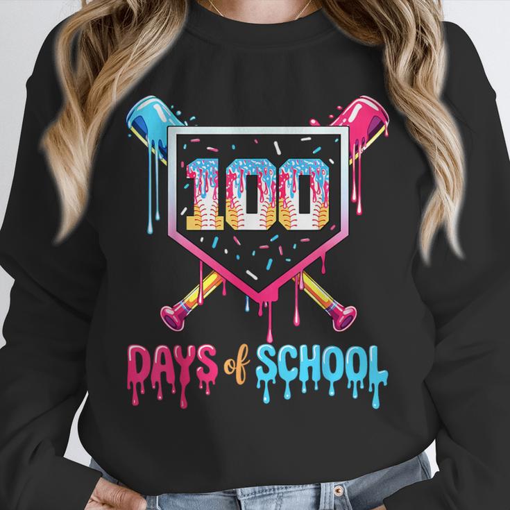 100 Days Of School Ice Cream Drip Baseball 100 Days Smarter Unisex Sweatshirt 100 Days Of School Ice Cream Drip Baseball 100 Days Smarter Unisex Sweatshirt