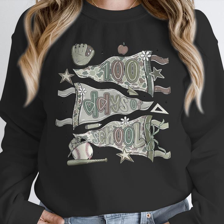 100 Days Smarter Baseball Sport School Celebration Unisex Sweatshirt 100 Days Smarter Baseball Sport School Celebration Unisex Sweatshirt