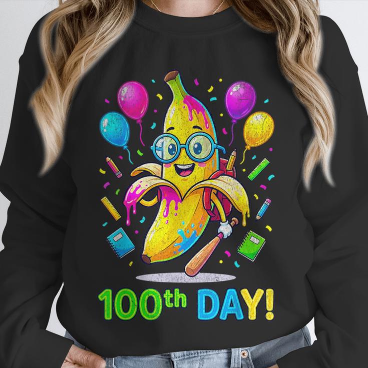 100th Day Of School Banana Baseball Drip For Kids Youth Girl Unisex Sweatshirt 100th Day Of School Banana Baseball Drip For Kids Youth Girl Unisex Sweatshirt