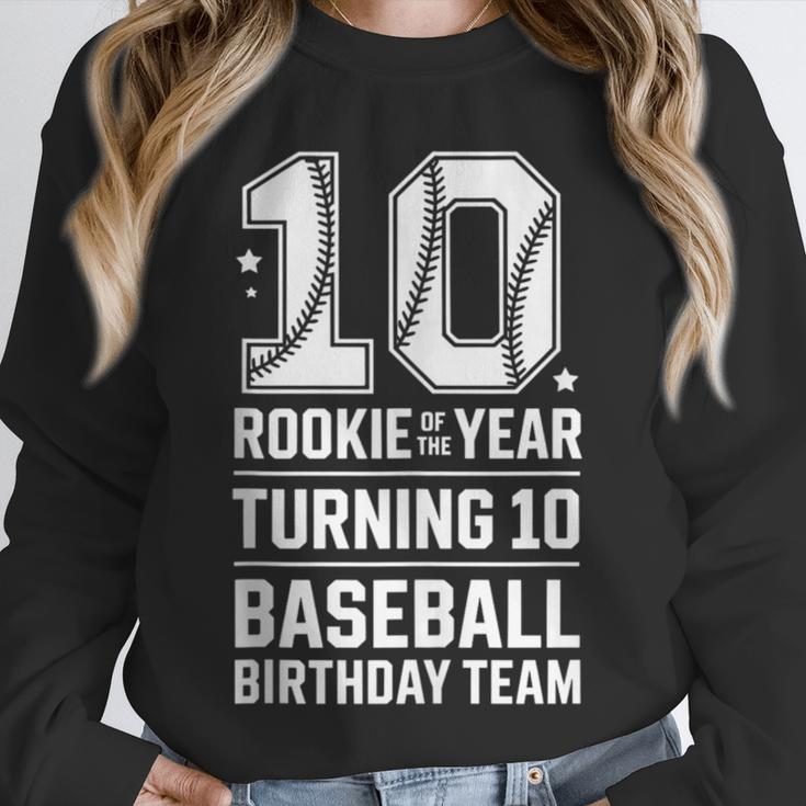 10th Birthday Rookie Of The Year Baseball Double Digit Humor Unisex Sweatshirt 10th Birthday Rookie Of The Year Baseball Double Digit Humor Unisex Sweatshirt