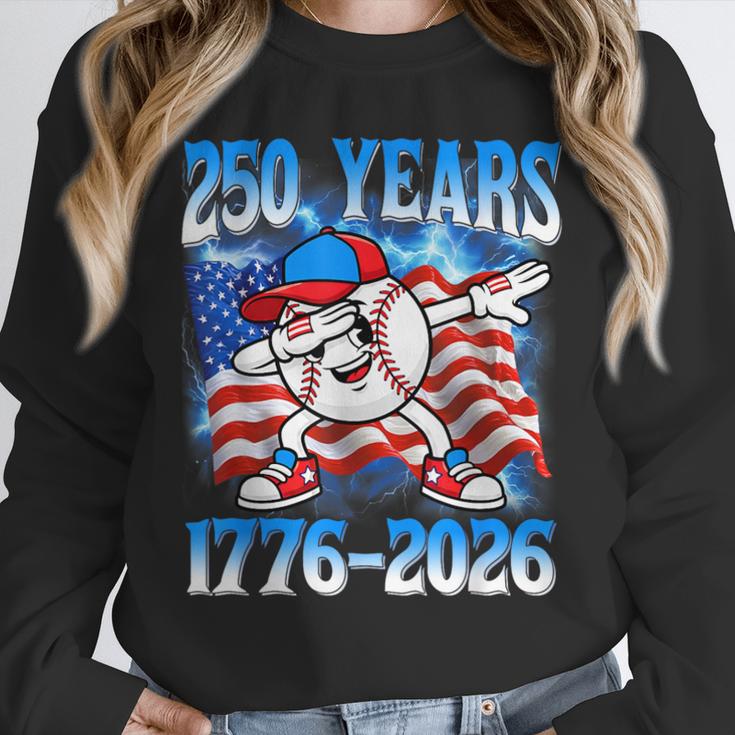 250 Years 1776 2026 250th Baseball American Flag 4th Of July Unisex Sweatshirt 250 Years 1776 2026 250th Baseball American Flag 4th Of July Unisex Sweatshirt