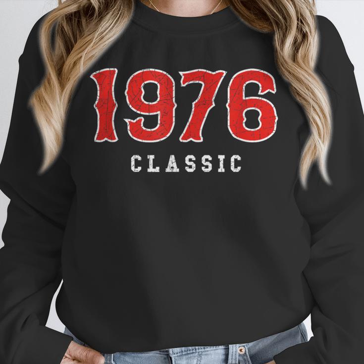 50 Year Old 1976 Classic Baseball Fan 50th Birthday Unisex Sweatshirt