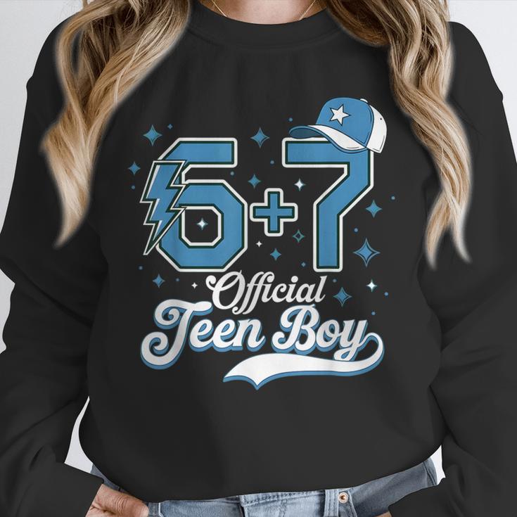 6 7 Meme Official Teenager 13th Birthday Baseball Boy Unisex Sweatshirt 6 7 Meme Official Teenager 13th Birthday Baseball Boy Unisex Sweatshirt