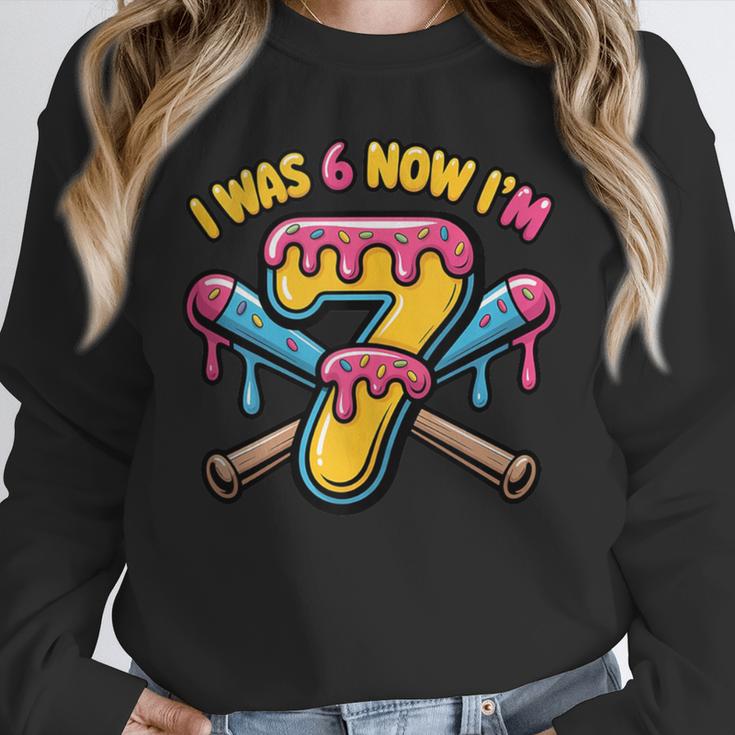 I Was 6 Now I'm 7 Dripping Ice Cream Baseball 67 Drip Unisex Sweatshirt I Was 6 Now I'm 7 Dripping Ice Cream Baseball 67 Drip Unisex Sweatshirt