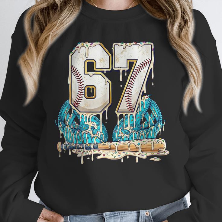 67 Baseball Drip Boys Youth Kids 6-7 Ice Cream Dripping 6 7 Unisex Sweatshirt 67 Baseball Drip Boys Youth Kids 6-7 Ice Cream Dripping 6 7 Unisex Sweatshirt