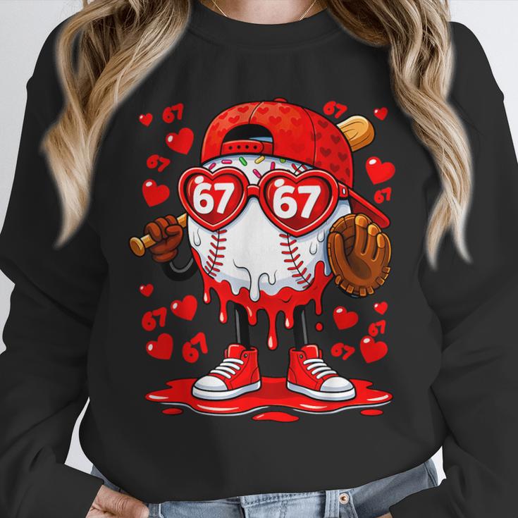 67 Baseball Drip Valentine's Day Unisex Sweatshirt 67 Baseball Drip Valentine's Day Unisex Sweatshirt