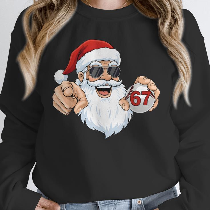 67 Baseball Santa Six Seven Meme Christmas Men Women Kids Unisex Sweatshirt 67 Baseball Santa Six Seven Meme Christmas Men Women Kids Unisex Sweatshirt