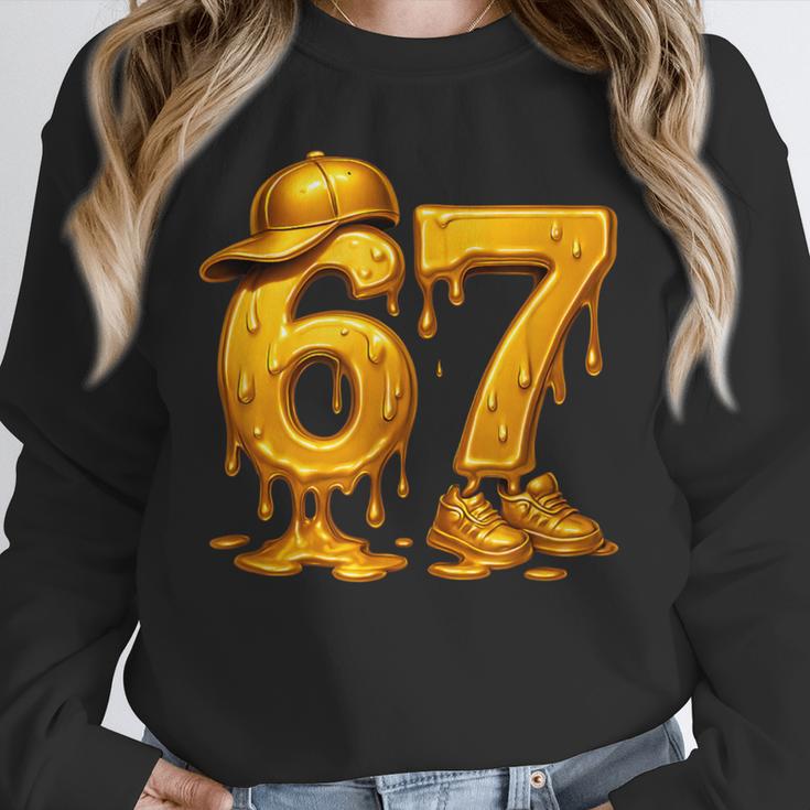 67 Brain Rot Meme Baseball Ice Cream Drip For Kids & Teens Unisex Sweatshirt 67 Brain Rot Meme Baseball Ice Cream Drip For Kids & Teens Unisex Sweatshirt