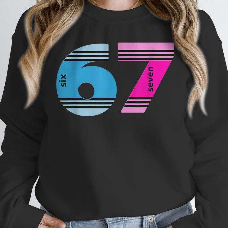 67 Crayon Cool Baseball Crayon 6 7 67 Unisex Sweatshirt