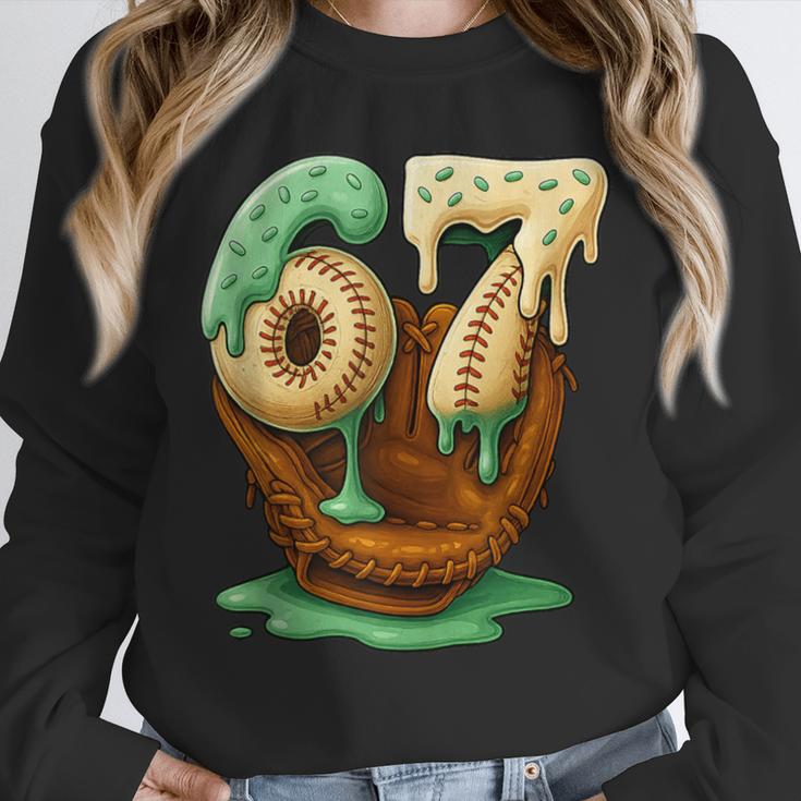 67 Ice Cream Drip Six Seven Baseball Unisex Sweatshirt 67 Ice Cream Drip Six Seven Baseball Unisex Sweatshirt
