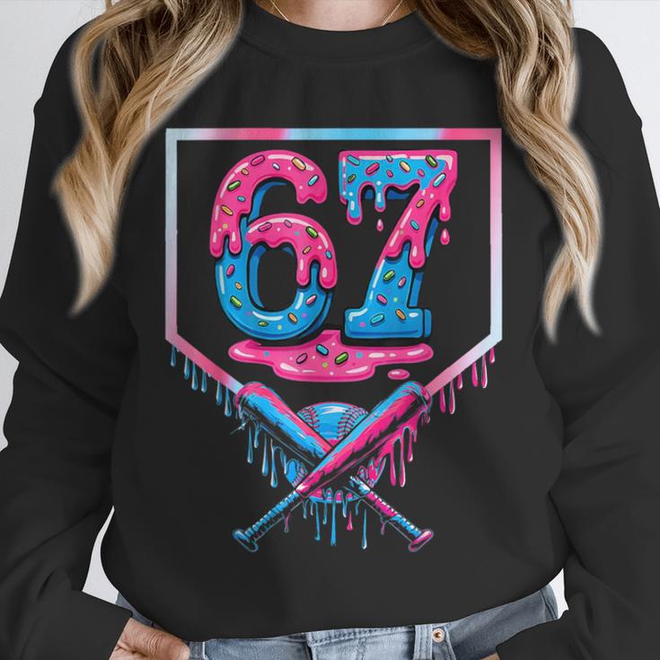 67 Six Seven Baseball Ice Cream Drip Cool Meme 67 Unisex Sweatshirt 67 Six Seven Baseball Ice Cream Drip Cool Meme 67 Unisex Sweatshirt