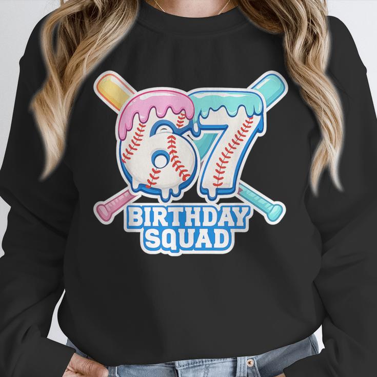 67th Birthday Squad Baseball Ice Cream Drip Birthday Squad Unisex Sweatshirt 67th Birthday Squad Baseball Ice Cream Drip Birthday Squad Unisex Sweatshirt