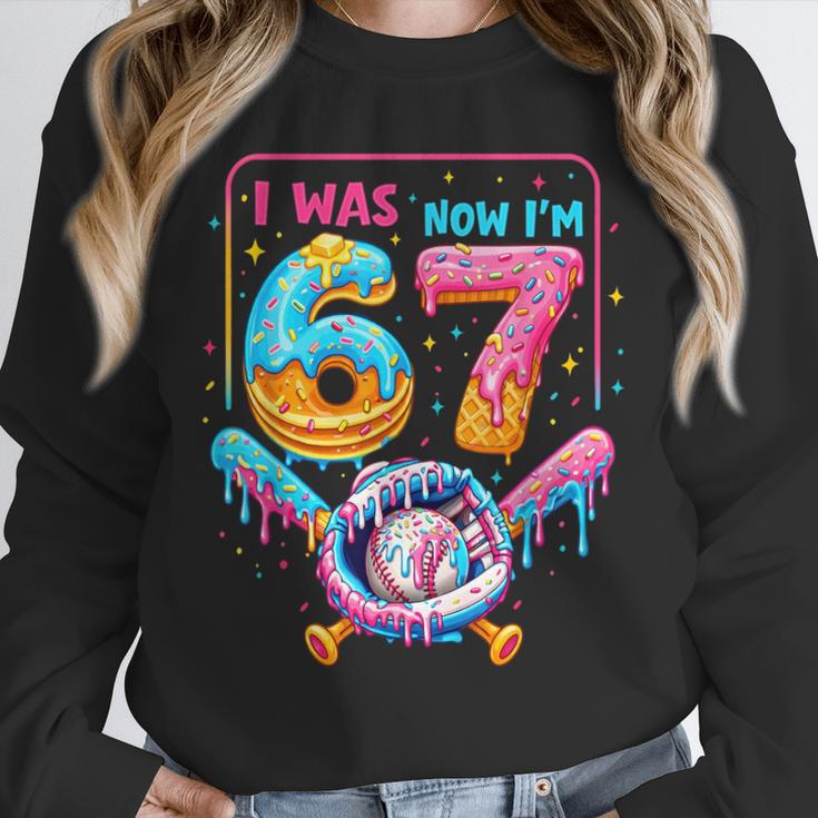 7th Birthday Boys I Was 6 Now I'm 7 Baseball Ice Cream Drip Unisex Sweatshirt 7th Birthday Boys I Was 6 Now I'm 7 Baseball Ice Cream Drip Unisex Sweatshirt
