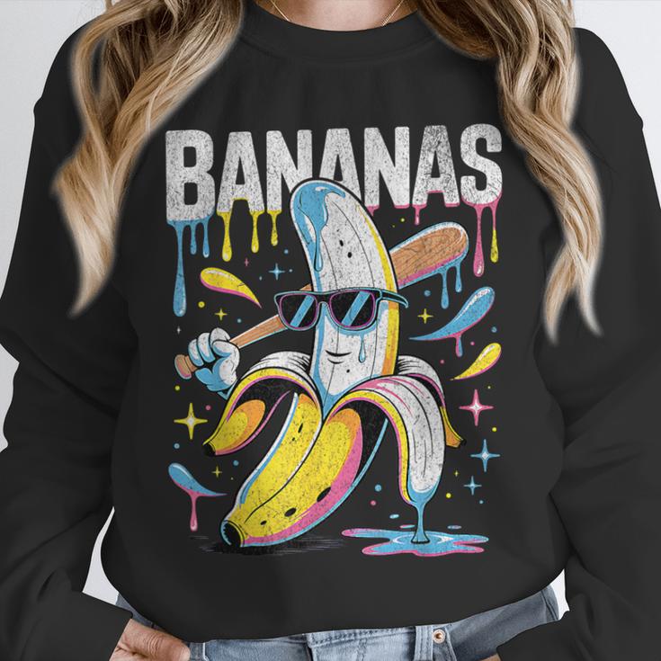 Banana Baseball Drip Kids Youth Boys Girls Sport Teens Unisex Sweatshirt