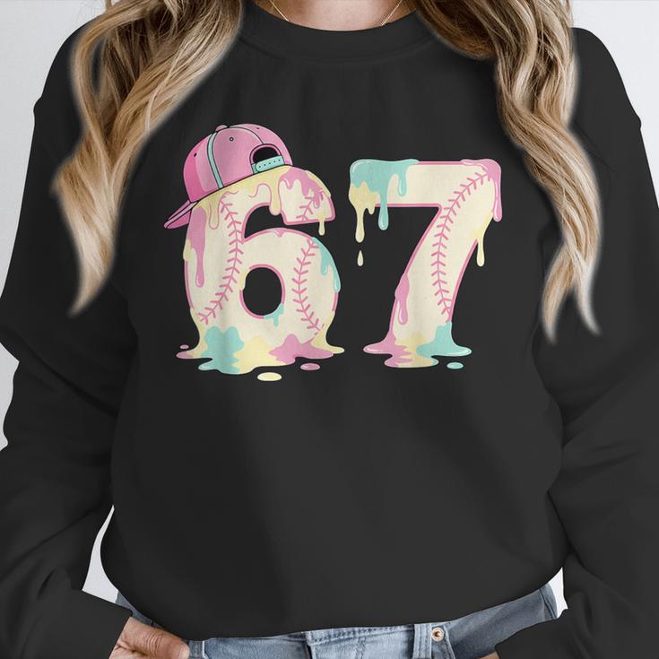 Baseball 67 Dripping Six Seven Drip Boys Gen Z Unisex Sweatshirt