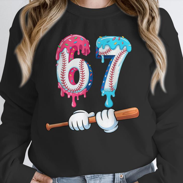 Baseball 67 Ice Cream Drip Six Seven Boys Unisex Sweatshirt Baseball 67 Ice Cream Drip Six Seven Boys Unisex Sweatshirt