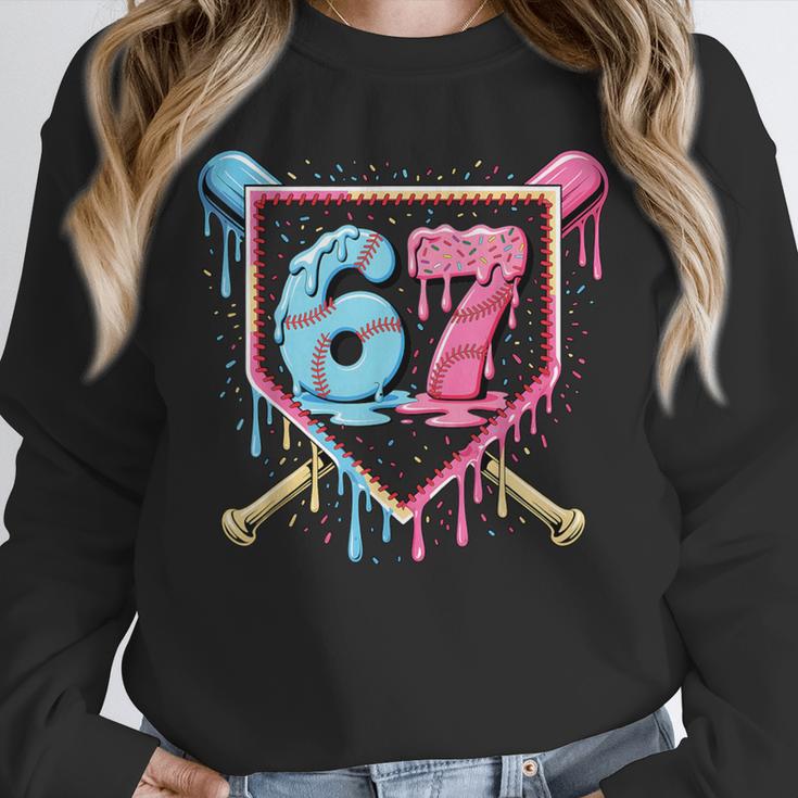 Baseball 67 Ice Cream Drip Six Seven Meme Boy Girl Kid Unisex Sweatshirt Baseball 67 Ice Cream Drip Six Seven Meme Boy Girl Kid Unisex Sweatshirt