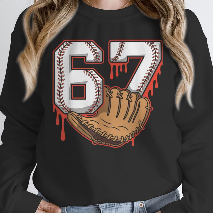 Baseball 67 Six Seven Alpha Slang 6 7 Meme Kids Teachers Boy Unisex Sweatshirt Baseball 67 Six Seven Alpha Slang 6 7 Meme Kids Teachers Boy Unisex Sweatshirt