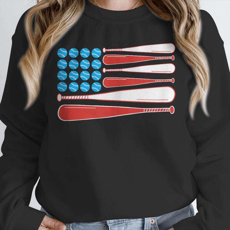 Baseball American Flag Patriotic USA Pride Unisex Sweatshirt Baseball American Flag Patriotic USA Pride Unisex Sweatshirt