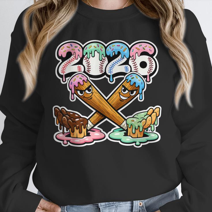 Baseball Bat 2026 Hands Drip Boys Ice Cream Dripping Youth Unisex Sweatshirt Baseball Bat 2026 Hands Drip Boys Ice Cream Dripping Youth Unisex Sweatshirt