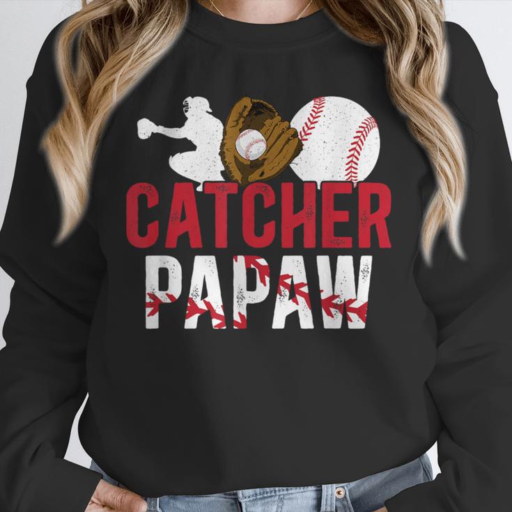 Baseball Catcher Papaw Proud Papaw Of A Baseball Catcher Unisex Sweatshirt