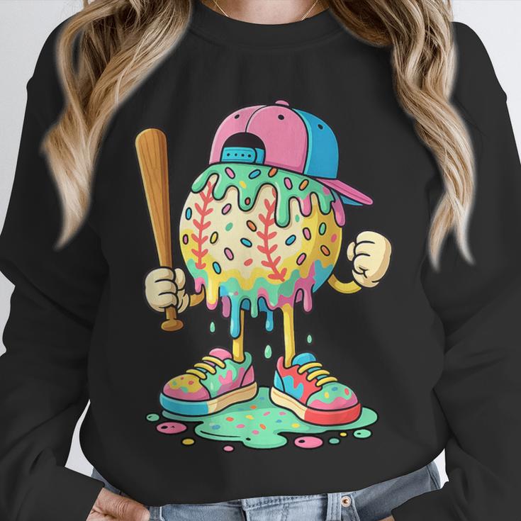Baseball Drip For Boys Ice Cream Drip Baseball Sport Unisex Sweatshirt Baseball Drip For Boys Ice Cream Drip Baseball Sport Unisex Sweatshirt