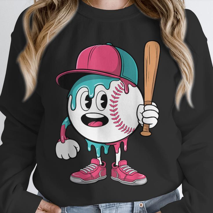 Baseball Drip Boys Ice Cream Youth Unisex Sweatshirt