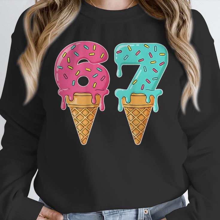 Baseball Drip Ice Cream 67 Baseball Unisex Sweatshirt Baseball Drip Ice Cream 67 Baseball Unisex Sweatshirt