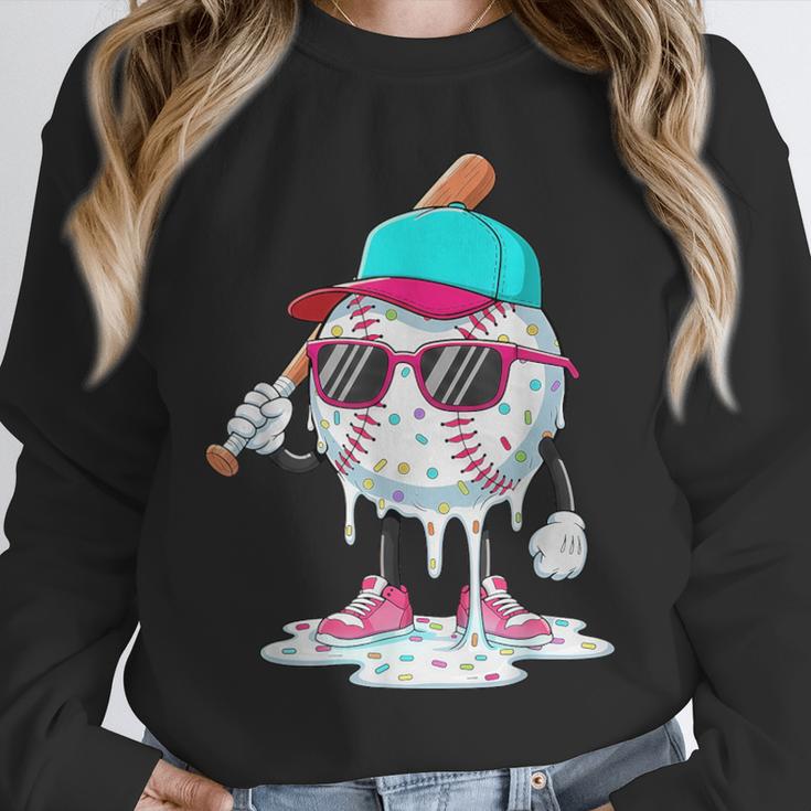 Baseball Drip Ice Cream Lifestyle Sprinkless Boy Kid Unisex Sweatshirt Baseball Drip Ice Cream Lifestyle Sprinkless Boy Kid Unisex Sweatshirt
