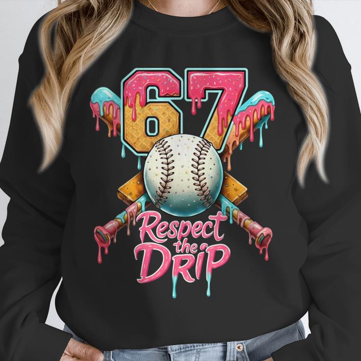 Baseball Drip Number 67 Player Sport For Men Women Kids Unisex Sweatshirt Baseball Drip Number 67 Player Sport For Men Women Kids Unisex Sweatshirt
