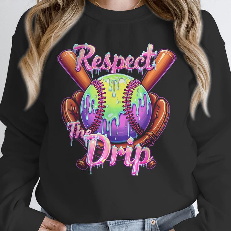 Baseball Drip Respect The Drip Purple Ice Cream Sprinkles Unisex Sweatshirt Baseball Drip Respect The Drip Purple Ice Cream Sprinkles Unisex Sweatshirt