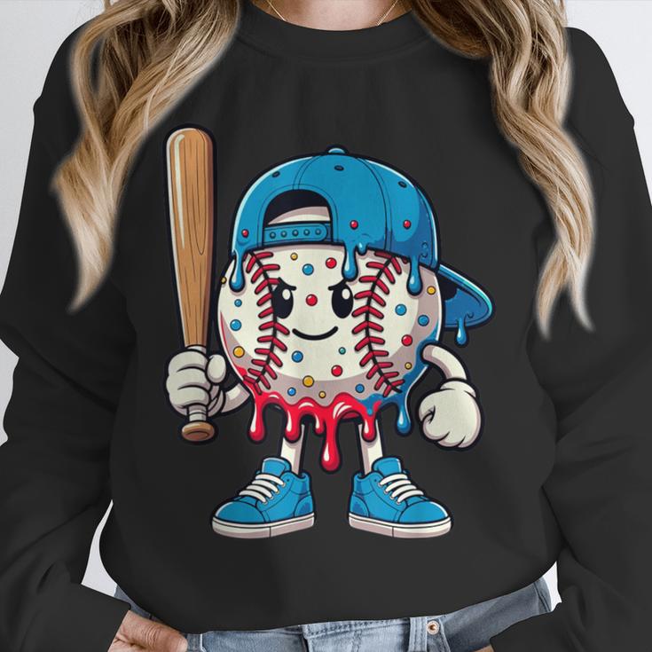 Baseball Drippy Style Apparel For Boys Youth Cool Baseball Unisex Sweatshirt Baseball Drippy Style Apparel For Boys Youth Cool Baseball Unisex Sweatshirt