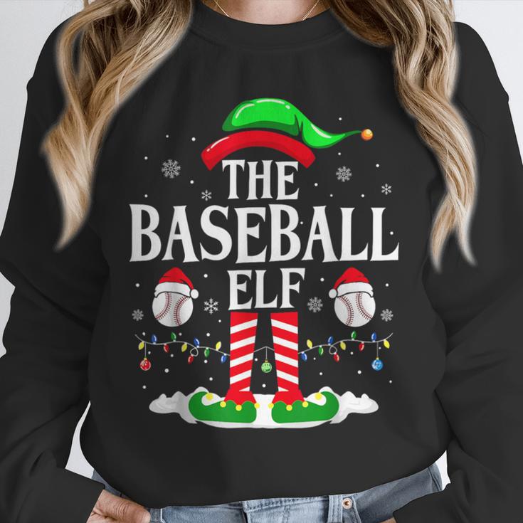 The Baseball Elf Christmas Sport Lovers Xmas Elf Unisex Sweatshirt