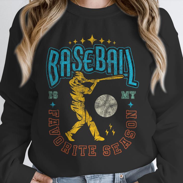 Baseball Is My Favorite Season Player Coach Fan Game Day Unisex Sweatshirt Baseball Is My Favorite Season Player Coach Fan Game Day Unisex Sweatshirt