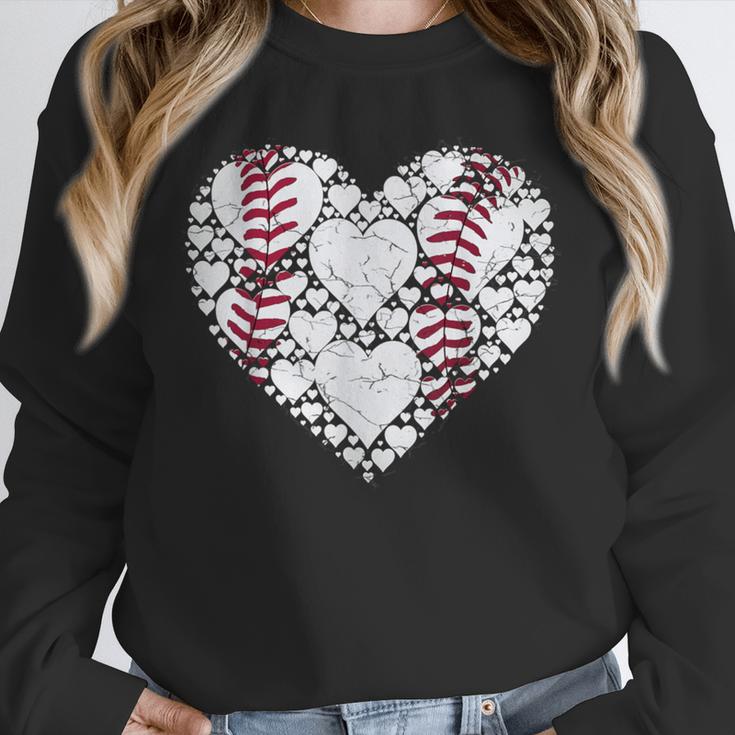 Baseball Heart Love Game Sports Fan Game Day Unisex Sweatshirt
