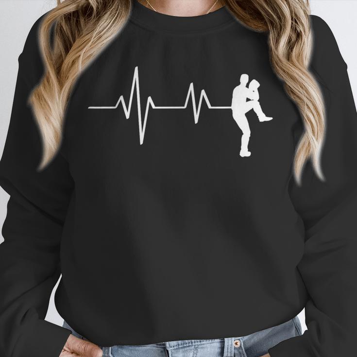 Baseball Heartbeat Pitcher Position Simple Line Art Unisex Sweatshirt Baseball Heartbeat Pitcher Position Simple Line Art Unisex Sweatshirt