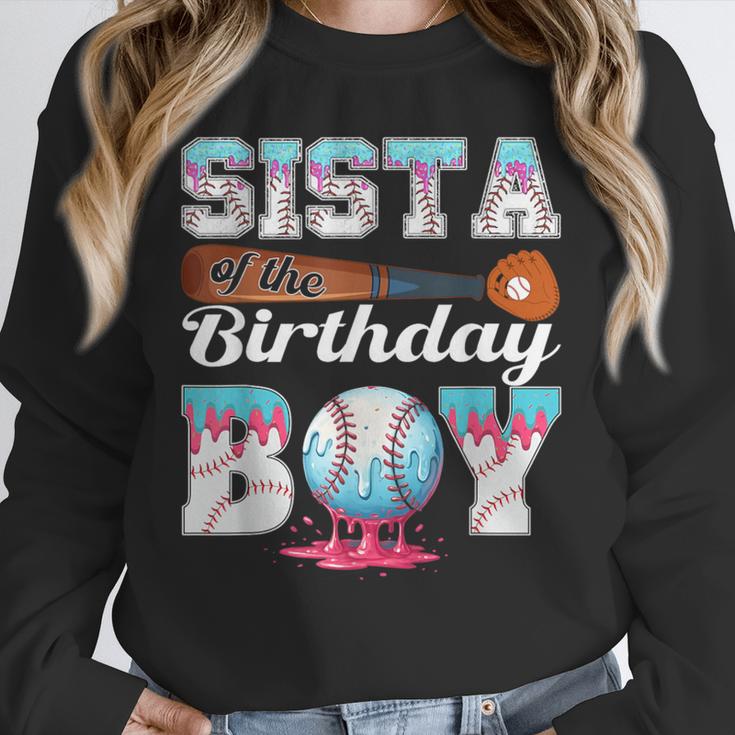 Baseball Ice Cream Drip Sista Of The Birthday Boy Unisex Sweatshirt Baseball Ice Cream Drip Sista Of The Birthday Boy Unisex Sweatshirt