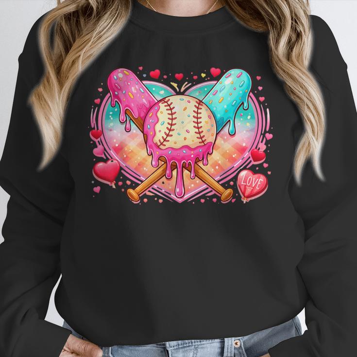 Baseball Ice Cream Drip Style Melt Ice Cream Youth Boys Unisex Sweatshirt Baseball Ice Cream Drip Style Melt Ice Cream Youth Boys Unisex Sweatshirt