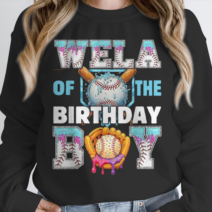 Baseball Ice Cream Drip Wela Of The Birthday Boy Unisex Sweatshirt