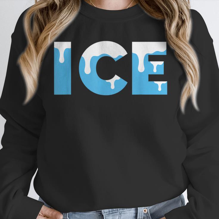 Baseball ICE Ice Cream Drip Baseball Drip Baseball Unisex Sweatshirt