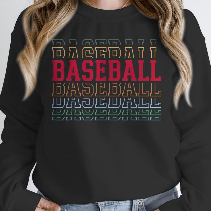Baseball Layered Text Team Player Coach Youth Unisex Sweatshirt Baseball Layered Text Team Player Coach Youth Unisex Sweatshirt