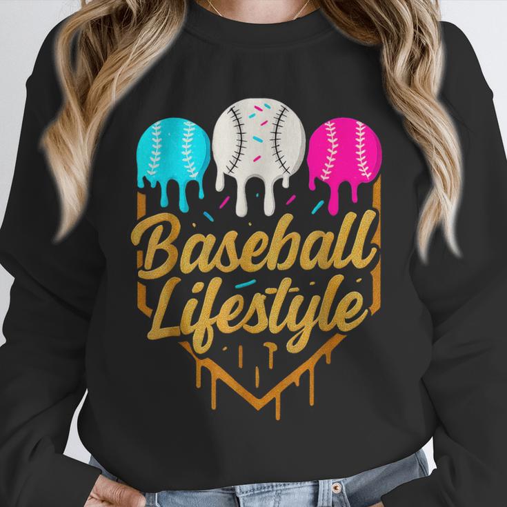 Baseball Lifestyle Baseball Drip Icecream Unisex Sweatshirt Baseball Lifestyle Baseball Drip Icecream Unisex Sweatshirt