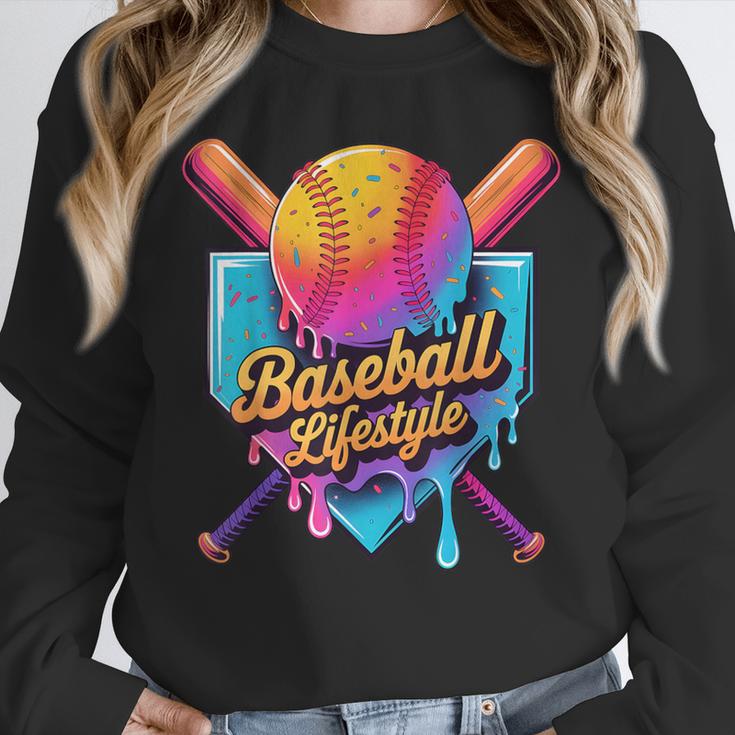 Baseball Lifestyle Drip Icecream Unisex Sweatshirt