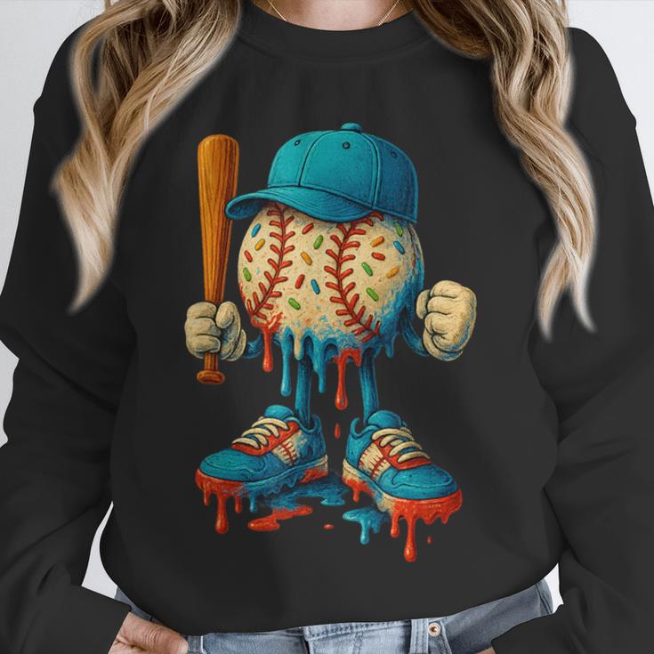 Baseball Lifestyle Youth Baseball Drip Icecream Unisex Sweatshirt Baseball Lifestyle Youth Baseball Drip Icecream Unisex Sweatshirt