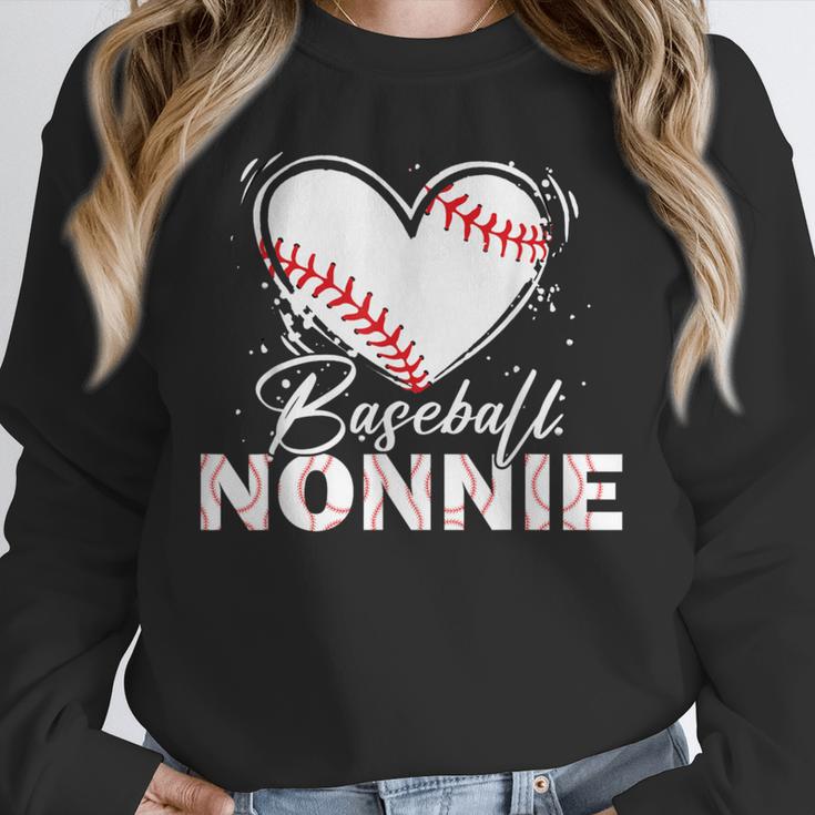 Baseball Nonnie Baseball Heart Unisex Sweatshirt Baseball Nonnie Baseball Heart Unisex Sweatshirt