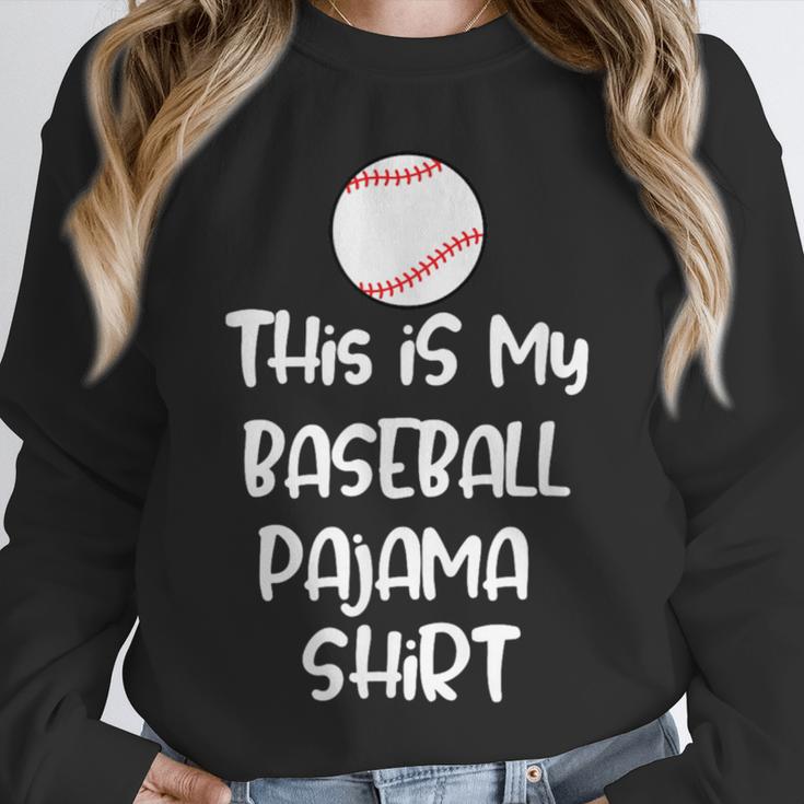 This Is My Baseball Pajama Shirt For Players Teens Boys Girl Unisex Sweatshirt This Is My Baseball Pajama Shirt For Players Teens Boys Girl Unisex Sweatshirt